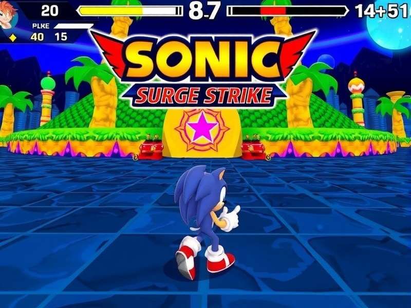 Sonic Surge Strike Gameplay Screenshot